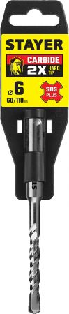 STAYER Бур SDS-plus 6 x 110 мм, Professional STAYER Бур SDS-plus 6 x 110 мм, Professional