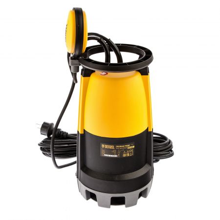 Дренажный насос для чистой и грязной воды DP450S, 450 Вт, напор 6 м, 12000 л/ч Denzel Дренажный насос для чистой и грязной воды DP450S, 450 Вт, напор 6 м, 12000 л/ч Denzel