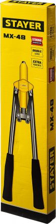 Заклепочник двуручный STAYER MS500 для заклёпок из алюминия, стали, нерж. стали, d=3,2 / 4,0 / 4,8 мм, силовой, литой корпус Заклепочник двуручный STAYER MS500 для заклёпок из алюминия, стали, нерж. стали, d=3,2 / 4,0 / 4,8 мм, силовой, литой корпус