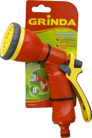Пистолет-распылитель GRINDA CLASSIC Quick-Connection System пластиковый, 6-ти позиционный Пистолет-распылитель GRINDA CLASSIC Quick-Connection System пластиковый, 6-ти позиционный