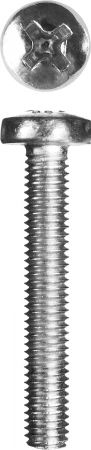 Винт DIN 7985, M5 x 40 мм, 5 кг, кл. пр. 4.8, оцинкованный, ЗУБР Винт DIN 7985, M5 x 40 мм, 5 кг, кл. пр. 4.8, оцинкованный, ЗУБР