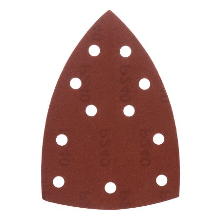 Треугольник абразивный на ворc. подложке под "липучку", перф., P 240, 150х150х100 мм, 5 шт. Denzel Треугольник абразивный на ворc. подложке под "липучку", перф., P 240, 150х150х100 мм, 5 шт. Denzel