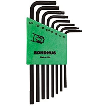 Набор из 8 ключей Torx L (T6-T25) /Bondhus/