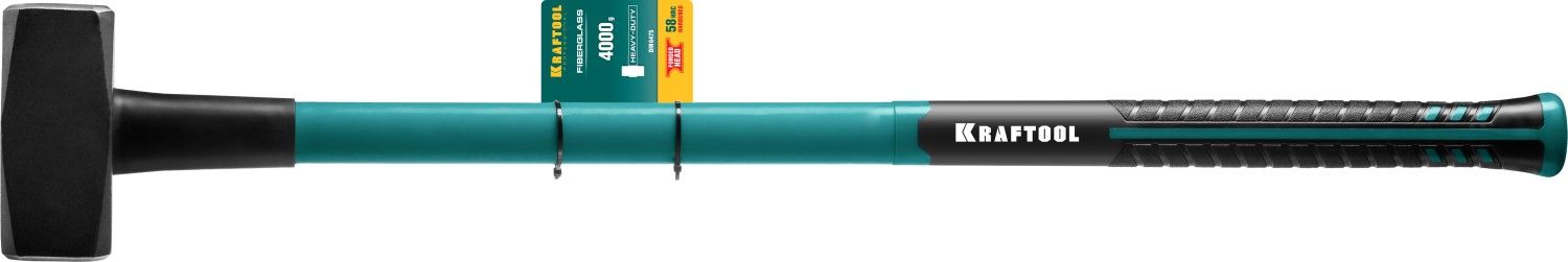 KRAFTOOL Fiberglass 4 кг кувалда с фиберглассовой удлинённой рукояткой
