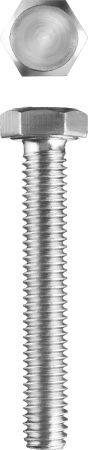 Болт ГОСТ 7798-70, M8 x 70 мм, 3 шт, кл. пр. 5.8, оцинкованный, ЗУБР