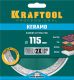 KERAMO 115 мм, диск алмазный отрезной сплошной по керамограниту, керамической плитке, KRAFTOOL