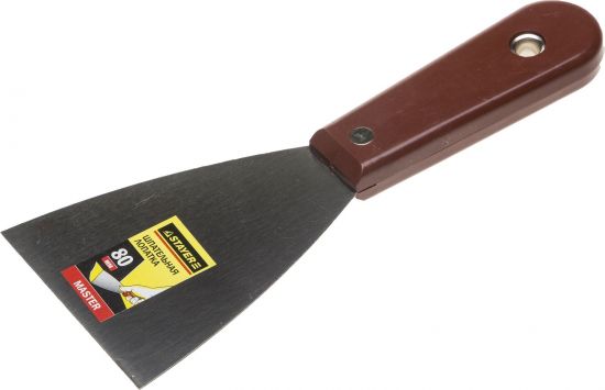 Шпатель STAYER MASTER c пластмассовой ручкой, 80мм 