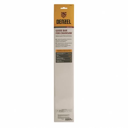 Шина для бензопилы DGS-5218, длина 45 см (18"), шаг 0.325", паз 1.5 мм, 72 звена Denzel Шина для бензопилы DGS-5218, длина 45 см (18"), шаг 0.325", паз 1.5 мм, 72 звена Denzel