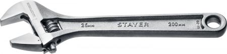 Ключ разводной STAYER MASTER, 8 / 200мм 