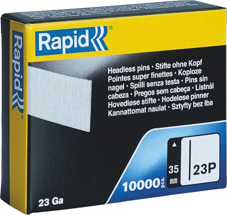 RAPID 35 мм гвозди супертвердые, закаленные тип 23P, 10000 шт