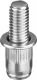 Винтовые заклепки Bolt, М5 х 9 мм, стальные, штифт 10 мм, 150 шт, KRAFTOOL
