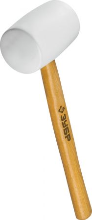 Белая резиновая киянка ЗУБР 340 г