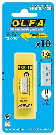 Лезвие OLFA специальное, для OL-SK-10, 17,8 мм / 10 шт 