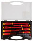 Набор STAYER PROFI ELECTRO: Отвертки диэлектрические, тестер, 100-250В, Cr-V, 8шт 