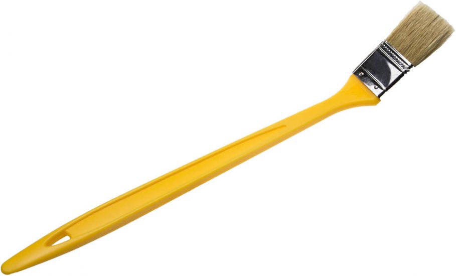 Кисть радиаторная STAYER UNIVERSAL-STANDARD, светлая натуральная щетина, пластмассовая ручка, 25мм 