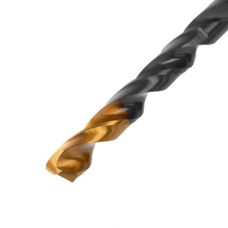 Сверло по металлу, 5 мм, HSS-Tin, Golden Tip, 10 шт. Denzel Сверло по металлу, 5 мм, HSS-Tin, Golden Tip, 10 шт. Denzel